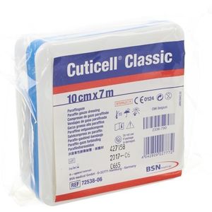 Cuticell Classic - Zalfgaas - 7 m x 10 cm - Katoen - Niet-verklevend