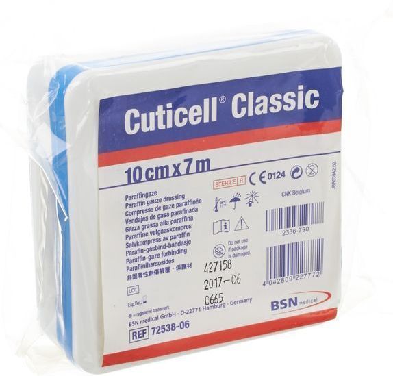 Cuticell Classic - Zalfgaas - 7 m x 10 cm - Katoen - Niet-verklevend