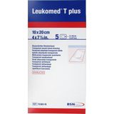 Leukomed T PLUS - Eilandpleister - Waterdicht - 10 x 20 cm - 5 Stuks