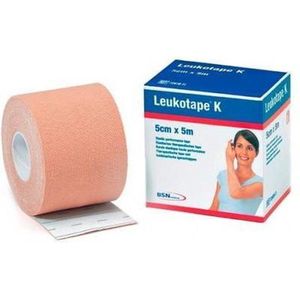 Essity - Leukotape K - Kleefwindel - Roze - Elastisch - 5cm x 5m