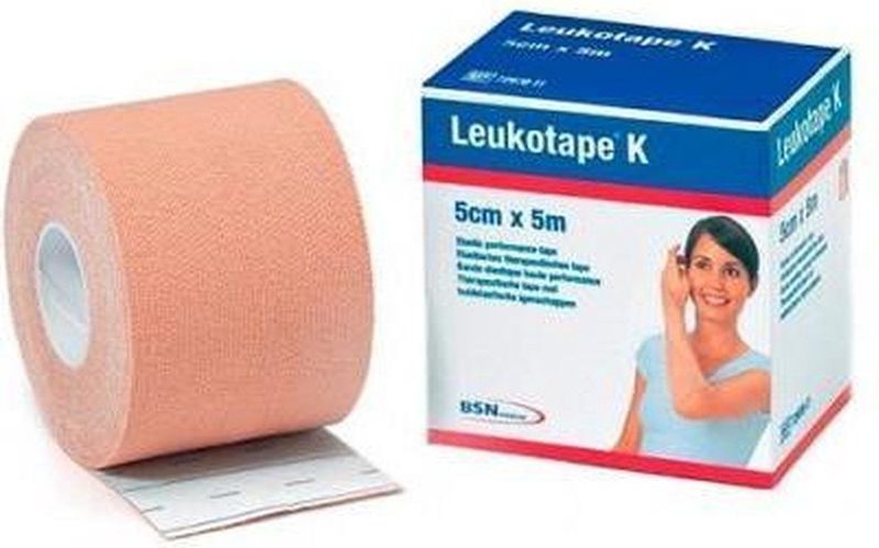 Essity - Leukotape K - Kleefwindel - Roze - Elastisch - 5cm x 5m