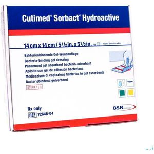 Gaaskompressen - Antimicrobieel - 3 Lagen - Hydroactief - Exsudaatregulerend