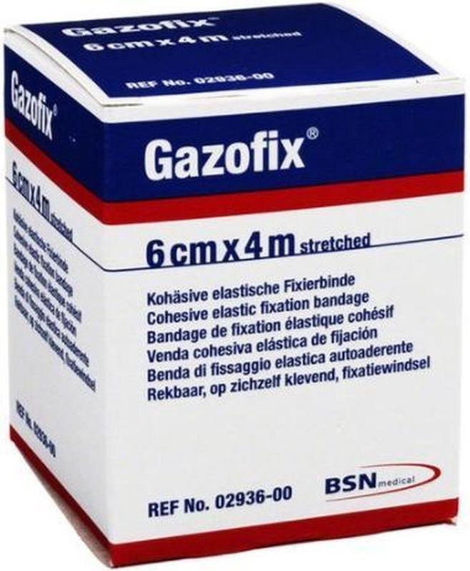 Gazofix - LF Zelfklevend Verband - 4m x 8cm - Katoen en Polyamide