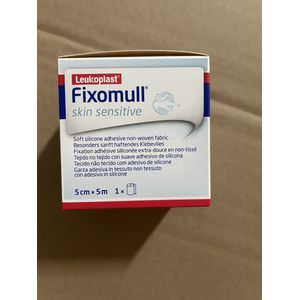 Essity Fixomull Skin Sensitive Leukoplast 5 x 5 1 stuk per doos