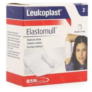Leukoplast Elastomull Fixatiewindsel 4m x 8cm 2 st