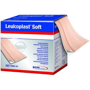 Leukoplast - Soft Wondpleister - 5m x 8cm - Textielweefsel - Latexvrij