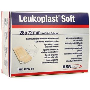 Essity Belgium - Leukoplast Soft - Verbandhechters - 28x72mm - 100 Stuks