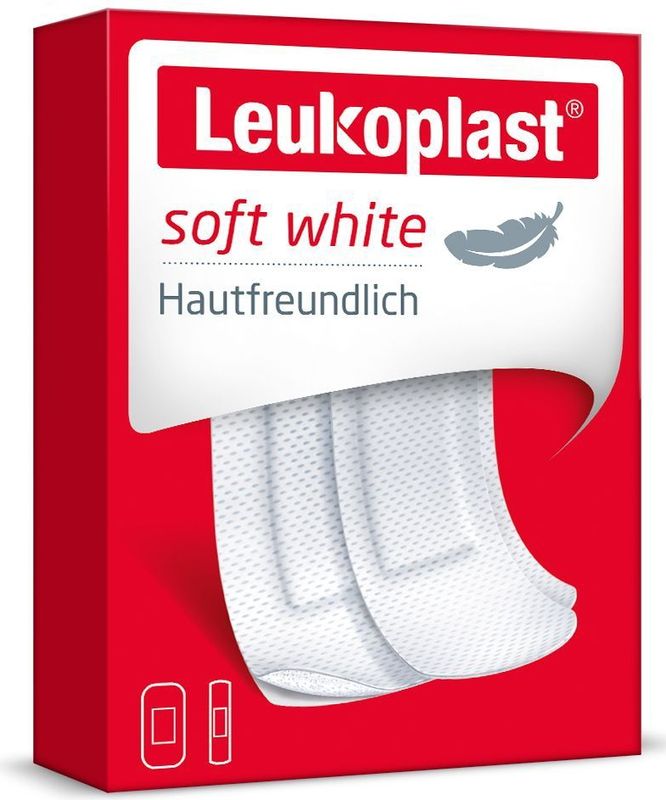 Leukoplast - Soft White - Pleisters - Wit - 20 Stuks