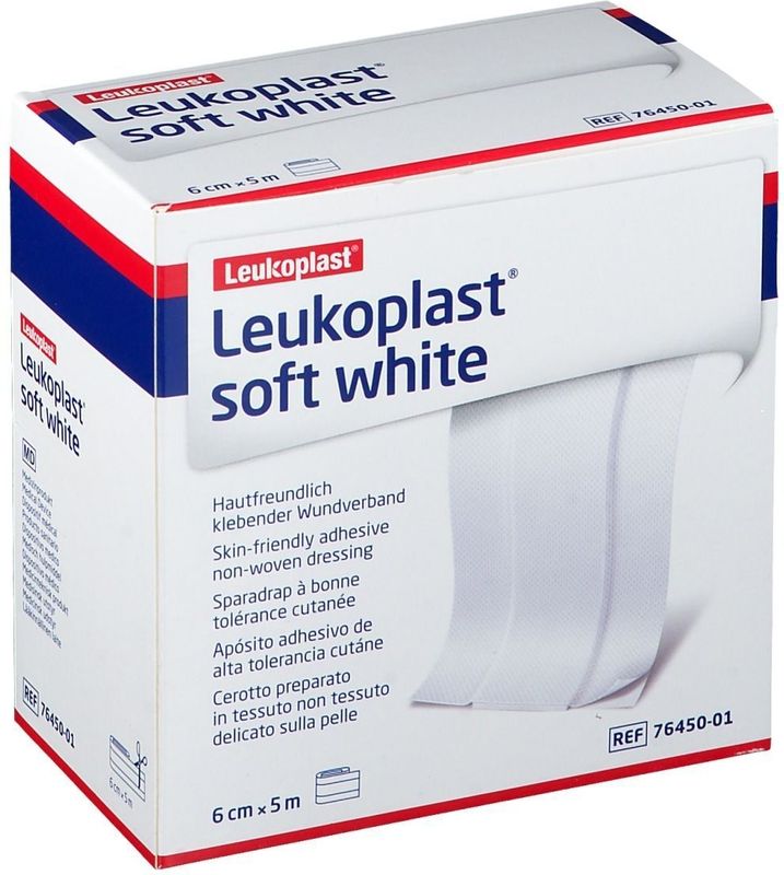 Leukoplast - Soft White - Wondpleister - 5 Meter