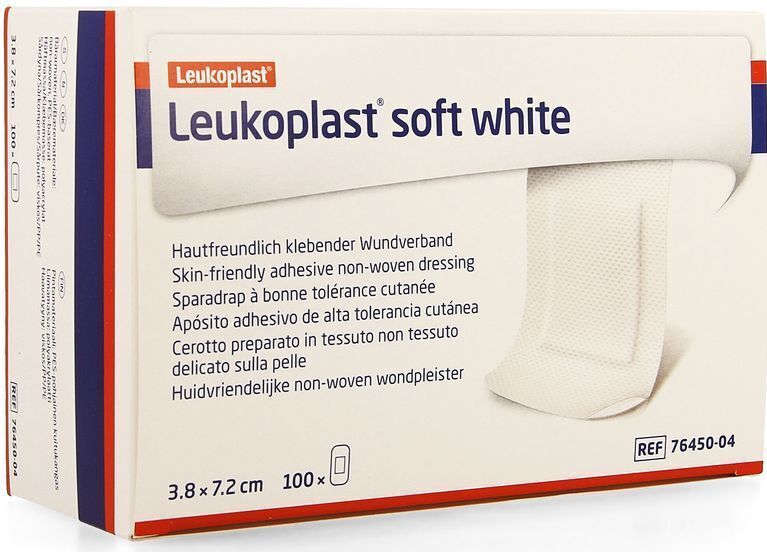 Leukoplast - Soft White - Verbandhechters - Wit - 100 Stuks