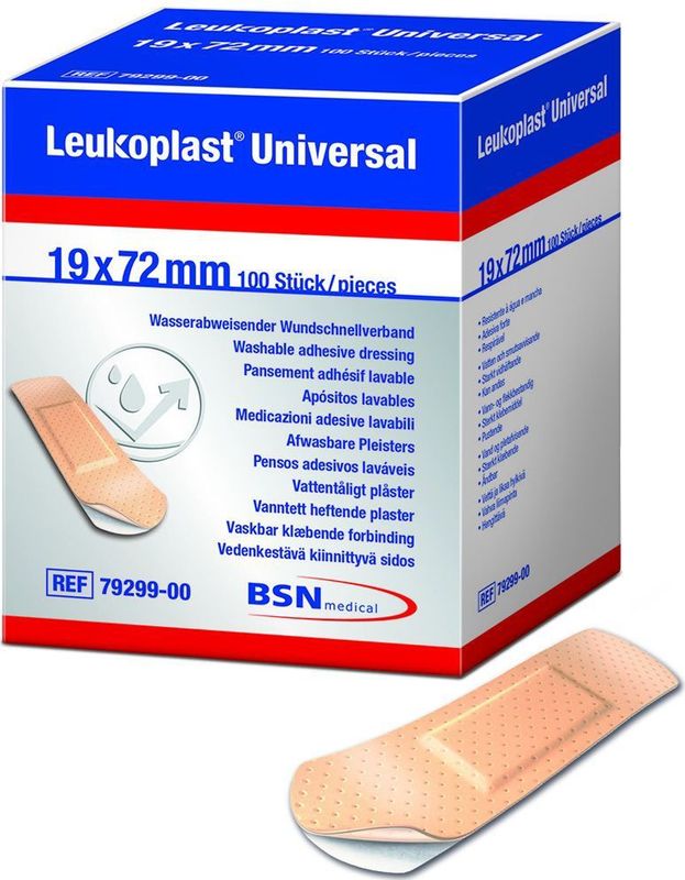 Leukoplast - Universal Wondpleisters - 100 Stuks - Ademend - Vuil- en Waterafstotend