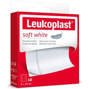 Leukoplast - Soft White - Wondpleisters - 8 x 10 cm - 10 Stuks