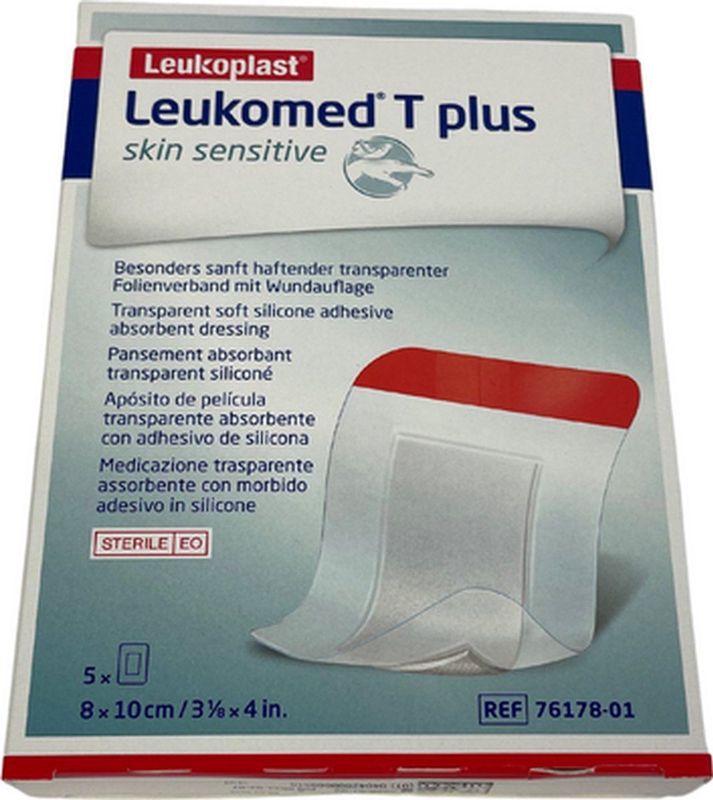 Leukomed - T PLUS - Eilandpleister - Transparant - 5 Stuks