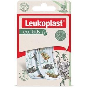 Leukoplast - Eco Pleisters - Dierenmotief - Natuurlijke Bamboevezels - 12 Stuks