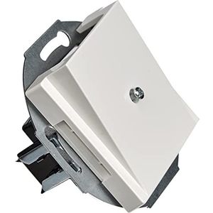 Schneider Electric Merten centrale plaat kabeluitlaat, systeem M, poolwit glanzend, CE-conform, artikelnummer 296319
