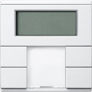 Merten MEG6241-0419 kamertemperatuurregelaar met display, poolwit, systeem M