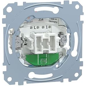 Merten MEG3106-0000 Schakelaar, besturingsschakelaar, steekklemmen, led-verlichtingsmodules, inbouw voor inbouw schakelaar en stopcontact