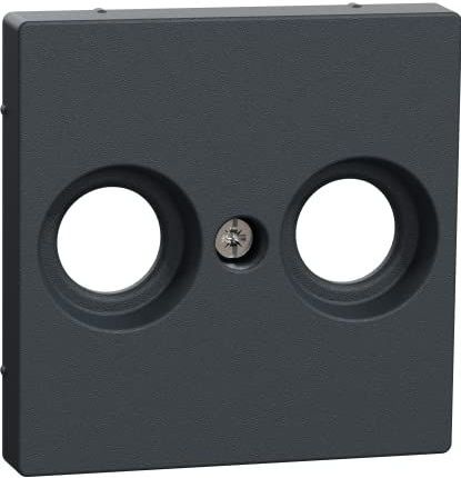 Merten - MEG4122-0414 - Centrale Plaat - Antraciet - Systeem M