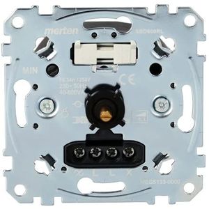 Dimmer Dreh/Druckkn 40-400W up MEG5133-0000 indukt - Merten