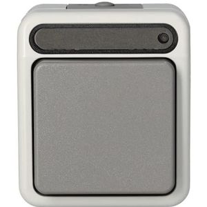 Schneider Electric - Merten Kontroll-Wechselschalter lgr mit aquastar MEG3106-8029 ap IP44 1-fach