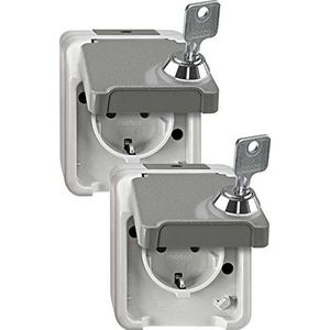 Merten MEG2418-8029 Steckd.abschl. lg,AQUASTAR