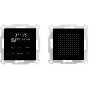 Merten - MEG4375-0303 - DAB+ Radio Set - Zwart - Bluetooth