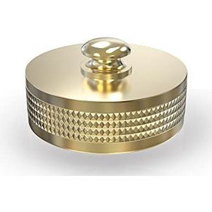 ABA Beul 20011.012.2 afsluitdop rond met EPDM-schijf en binnendraad 1 1/4 inch, messing