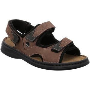 Josef Seibel Franklyn Slingback Sandalen voor heren, Bruin Brasil, zwart., 41 EU