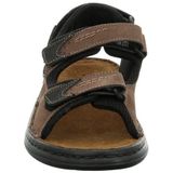 Josef Seibel Franklin Sandale, Sommerschuh, Klettschuh, Freizeitsandale, mit Kontrastnähten