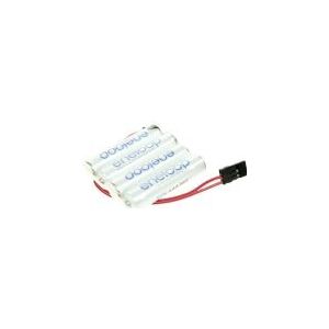 Panasonic eneloop Serie F1x4 Batteriepack 4x R03 (AAA) Kabel, Stecker NiMH 4,8 V 750 mAh