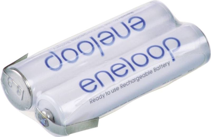 Panasonic - eneloop Reihe F1x2 Akkupack 2x Micro (aaa) Z-Lötfahne NiMH 2.4 v 750 mAh