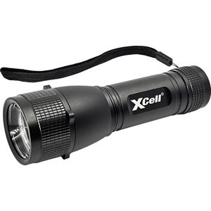 XCell 146362 Zaklamp werkt op batterijen LED Met handlus, Met holster, Met stroboscoopfunctie 500 lm 7 h 179 g