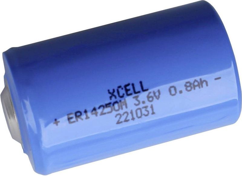 ER14250M Xcell Lithium-Batterie 3,6V 800mAh 1/2 aa Hochstromtype