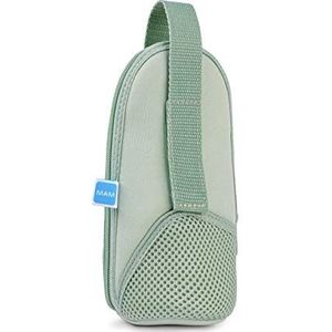 MAM Thermal Bag met isolerende laag, flessentas houdt vloeistoffen urenlang warm of koud, geschikt als warmhoudtas of koeltasje voor alle gangbare babyflesjes, groen