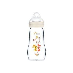 MAM Babyfles Glas Feel Good 0+ mnd 260 ml