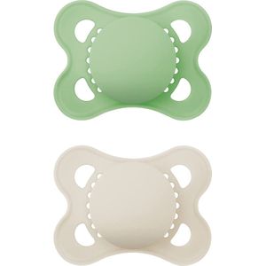 MAM Fopspeen Original Pure Plain Siliconen - 0-6 maanden - Unisex | 100% duurzame fopspeen MAM