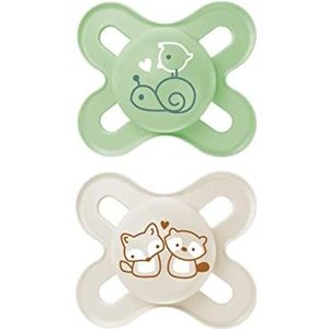 MAM Schnuller Original Latex 2 Stk. 0-2 Monate Schnecke/Fuchs
