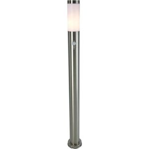 Deko Light 730032 Nova Motion Staande buitenlamp met bewegingsmelder E27 RVS