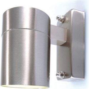 Zoomoi Zilly ""Down"" - Buiten wandlamp - buitenverlichting - wandverlichting - Gu10 - geschikt voor led  - RVS - zilver