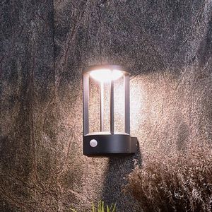 Deko-Light LED buiten wandlamp Albaldah, donkergrijs