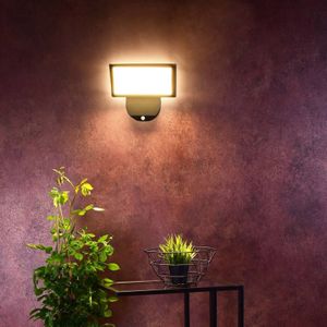 Deko-Light Buitenwandlamp Alkes L met sensor, 30 cm