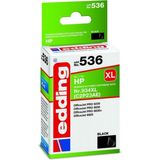 Edding - Inktpatroon - Zwart - 45 ml - Compatibel met HP 934XL