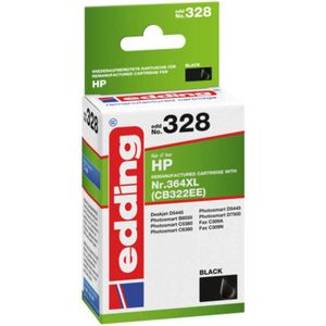 Edding Inktcartridge vervangt HP 364XL, CB322EE Compatibel Foto zwart EDD-328 18-328