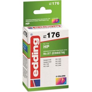 Edding Inktcartridge vervangt HP 57, C6657A Compatibel Kleur EDD-176 18-176