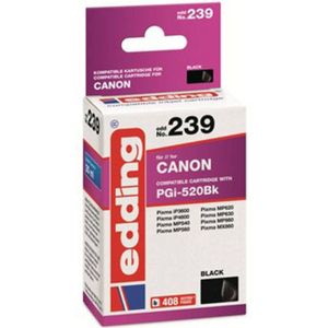 Edding Inktcartridge vervangt Canon PGI-520PBBK Compatibel Zwart EDD-239 18-239