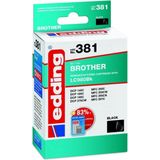 Edding - Print Cartridge - Zwart - Compatibel met Brother