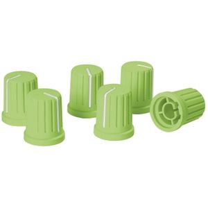 Reloop Knob Cap rubberen doppen, 8 stuks, groen