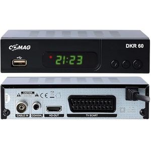 COMAG DKR 60 HD digitale Full HD kabelontvanger (PVR Ready, HDTV, DVB-C, Time Shift-functie, HDMI, SCART, USB 2.0) zwart