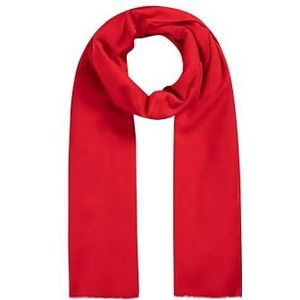 CODELLO Zachte damessjaal van polyester en viscose, Rood medium, One Size