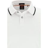 BOSS - Slim-Fit Poloshirt - Groen - Katoenmix - Piquéstructuur